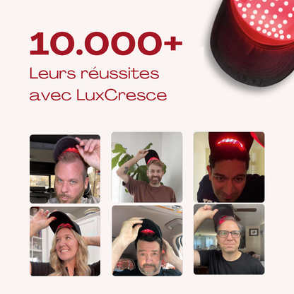 LuxCresce | Casque lumière rouge