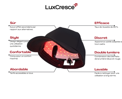 LuxCresce | Casque lumière rouge